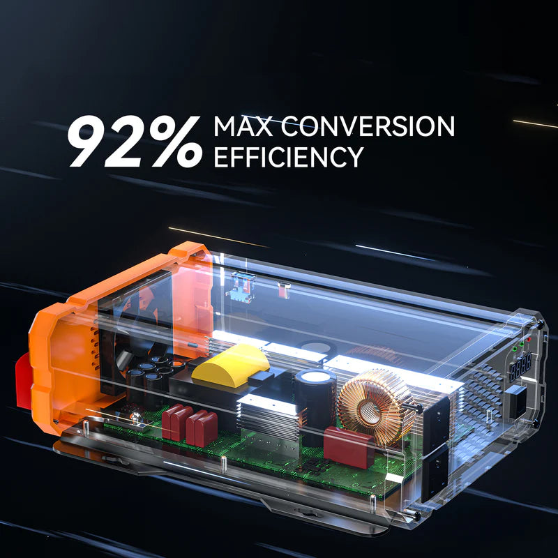 2000W DC 12V AC 220V EU Power Inverter