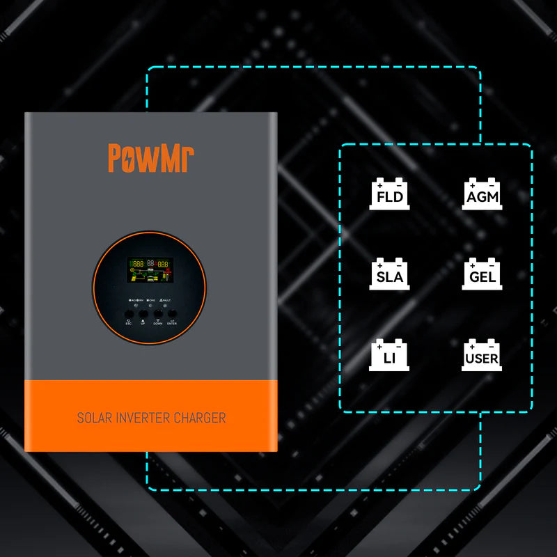 10KW 48V 110/240Vac Split Phase Low Frequency Inverter