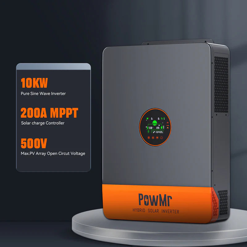 10KW 48Vdc Hybrid Inverter 110/240Vac Split Phase