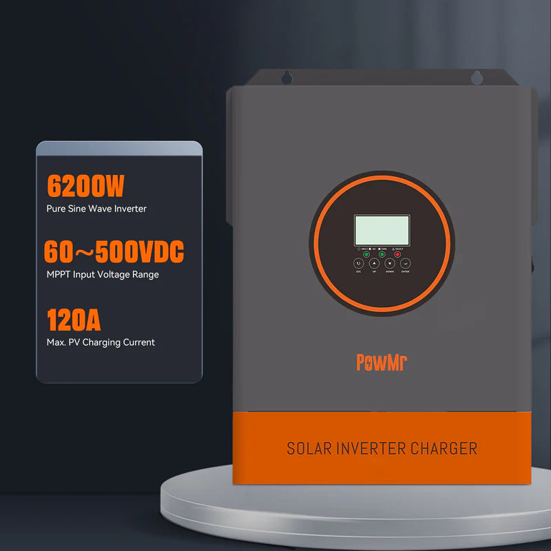 6200Watt 220Vac 48Vdc All In One Solar Inverter